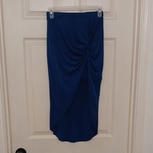 Charlotte Russe High-Low Blue Skirt